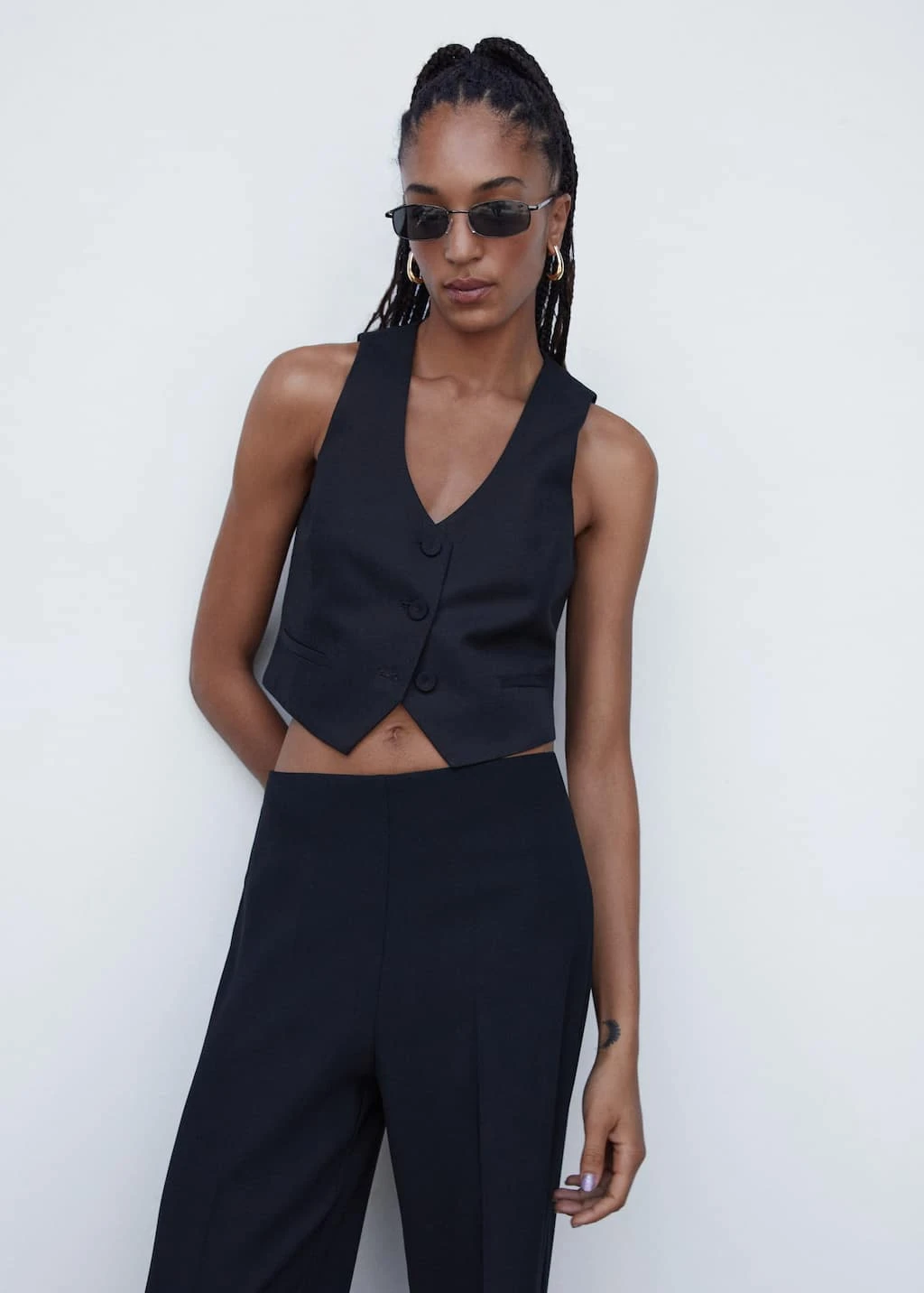 Pantalon Costume Wideleg â Image 4