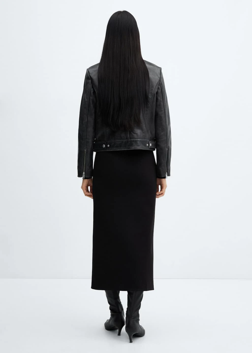 Jupe Midi Fendue à L’avant – Image 3