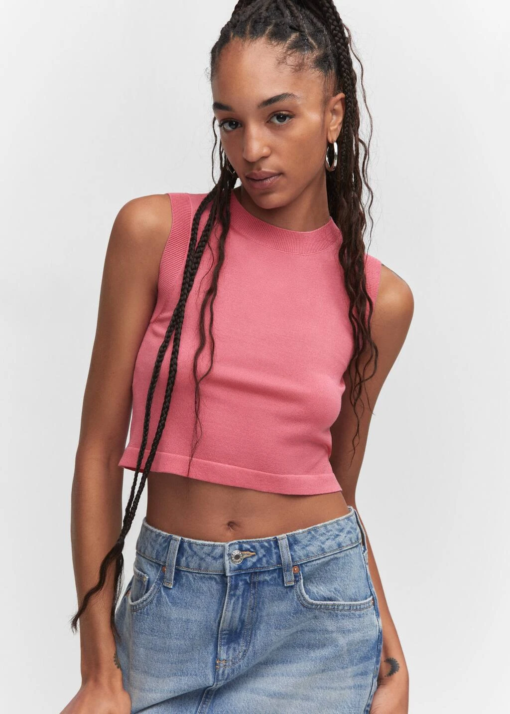 Crop Top Emmanchures Américaines – Image 14