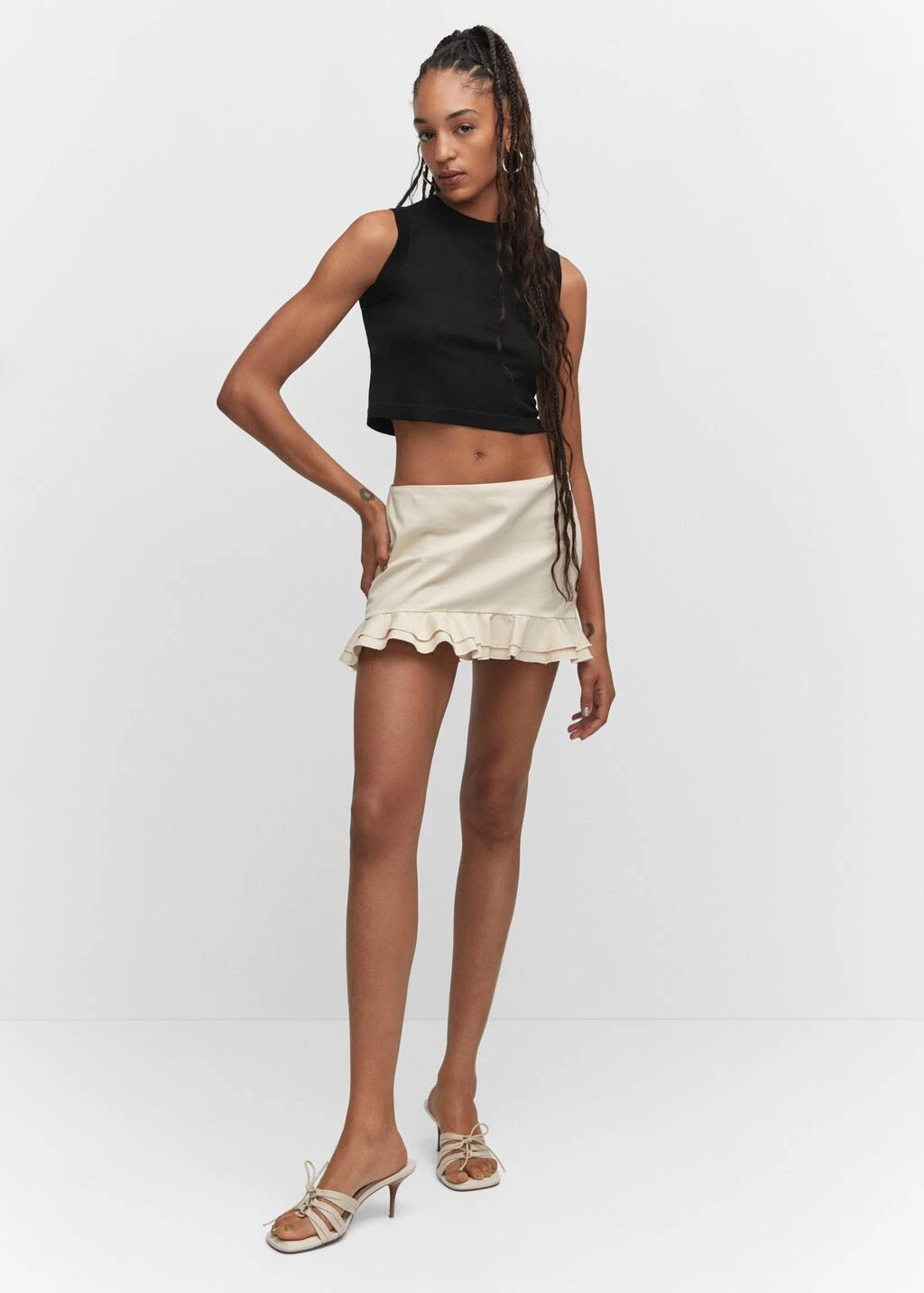 Crop Top Emmanchures Américaines – Image 2