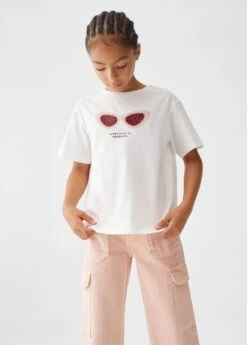 T-shirt Imprimé Sequins