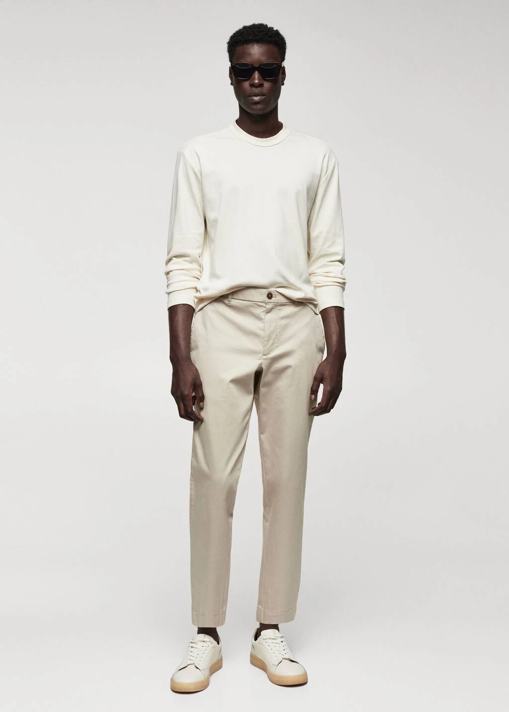 Pantalon Slim-fit Coton élastique – Image 2