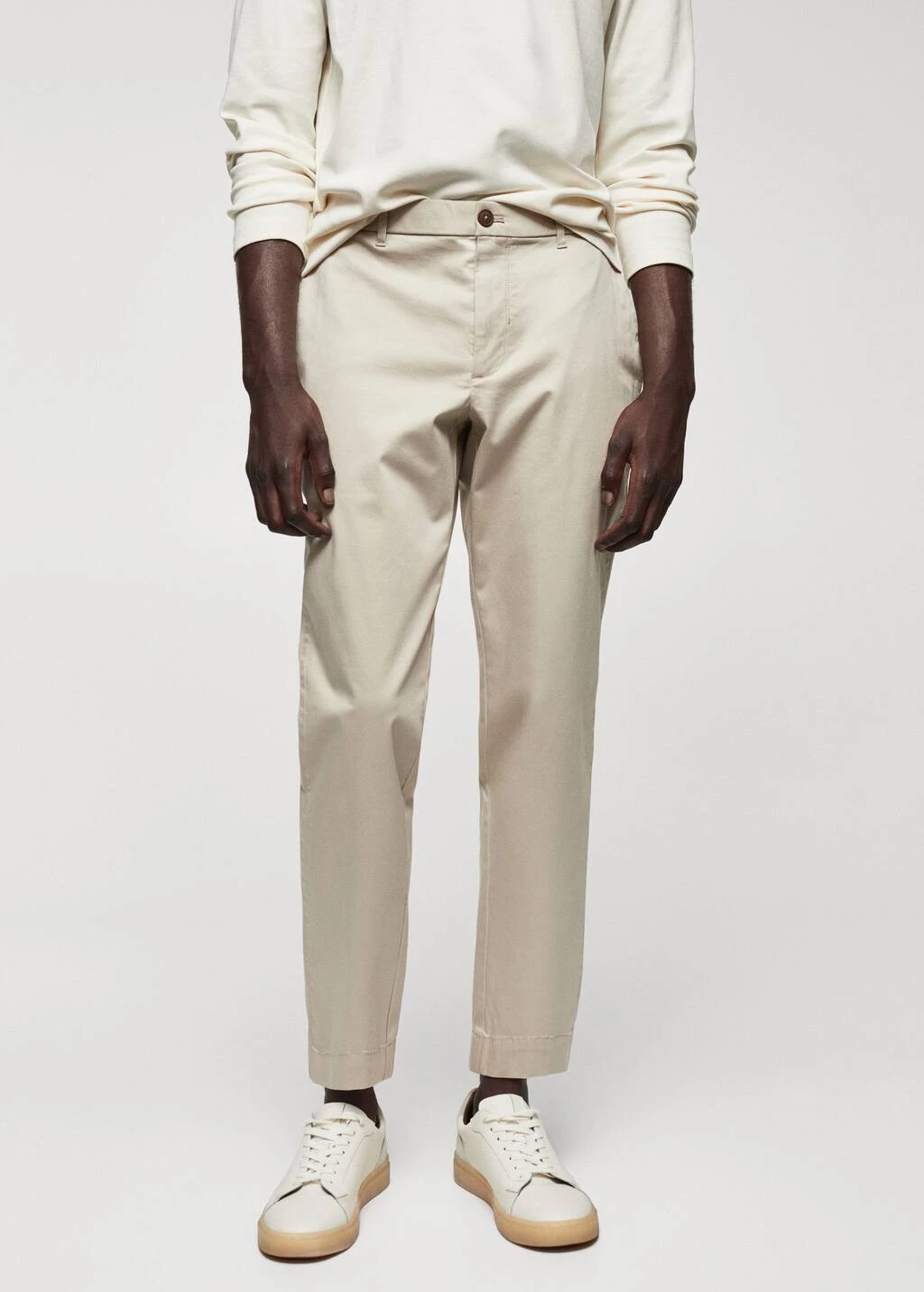 Pantalon Slim-fit Coton élastique