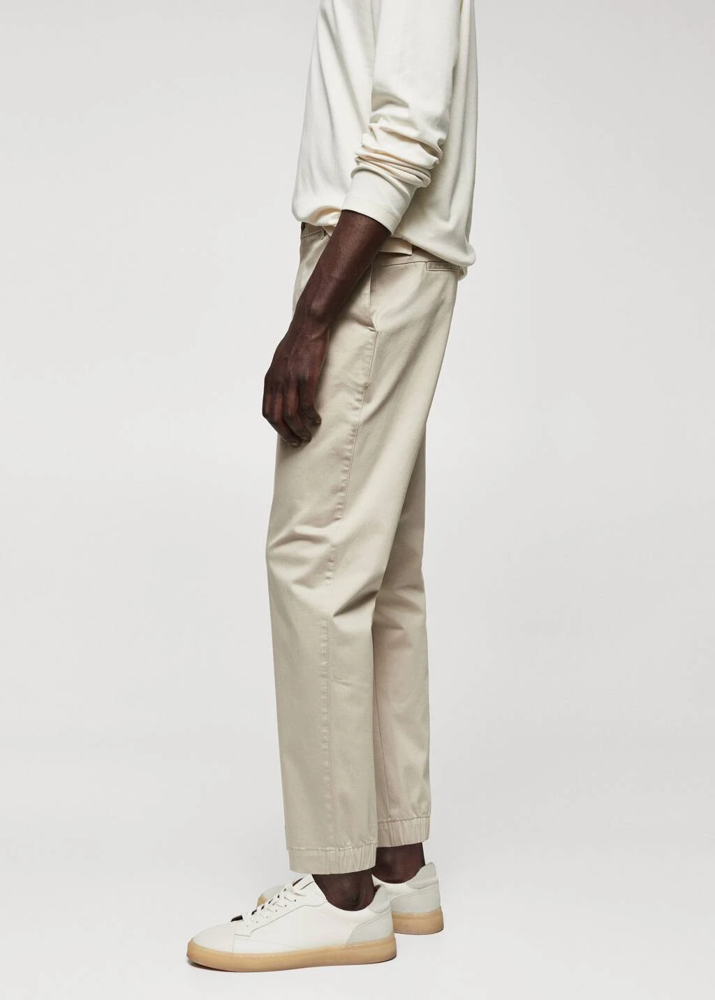 Pantalon Slim-fit Coton élastique – Image 5