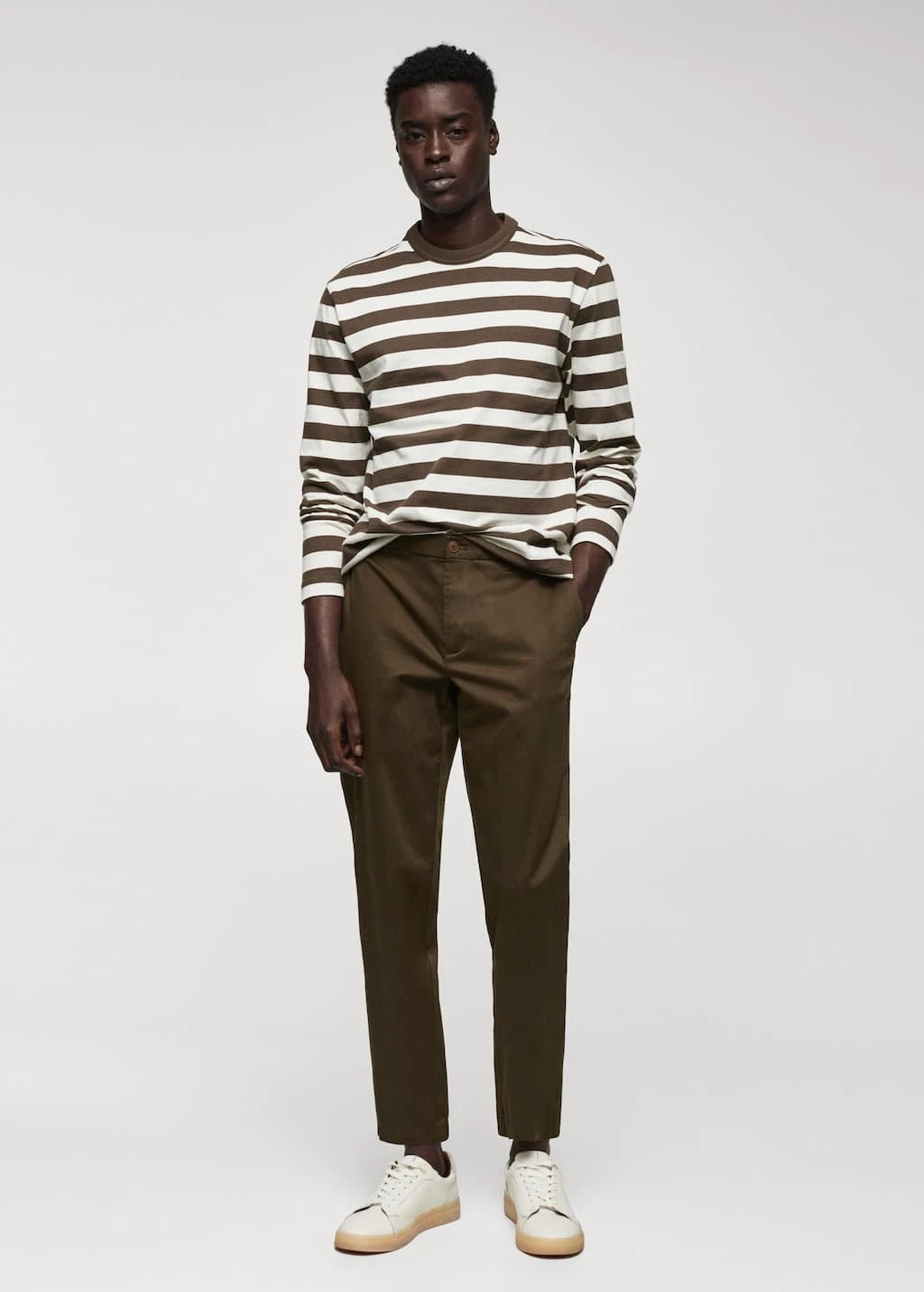 Pantalon Slim-fit Coton élastique – Image 18