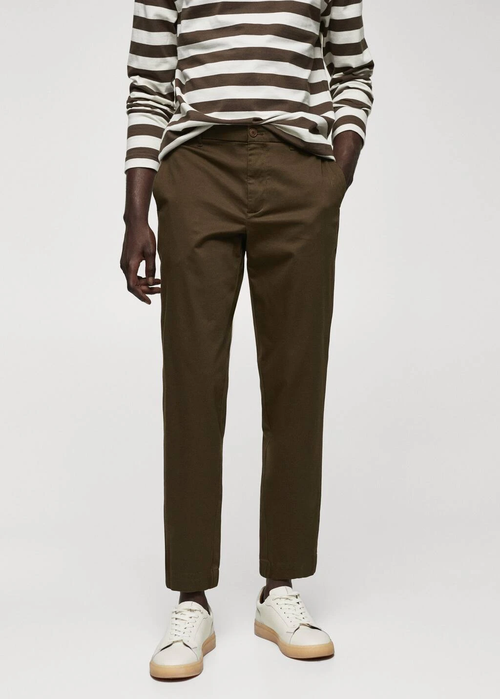 Pantalon Slim-fit Coton élastique – Image 17