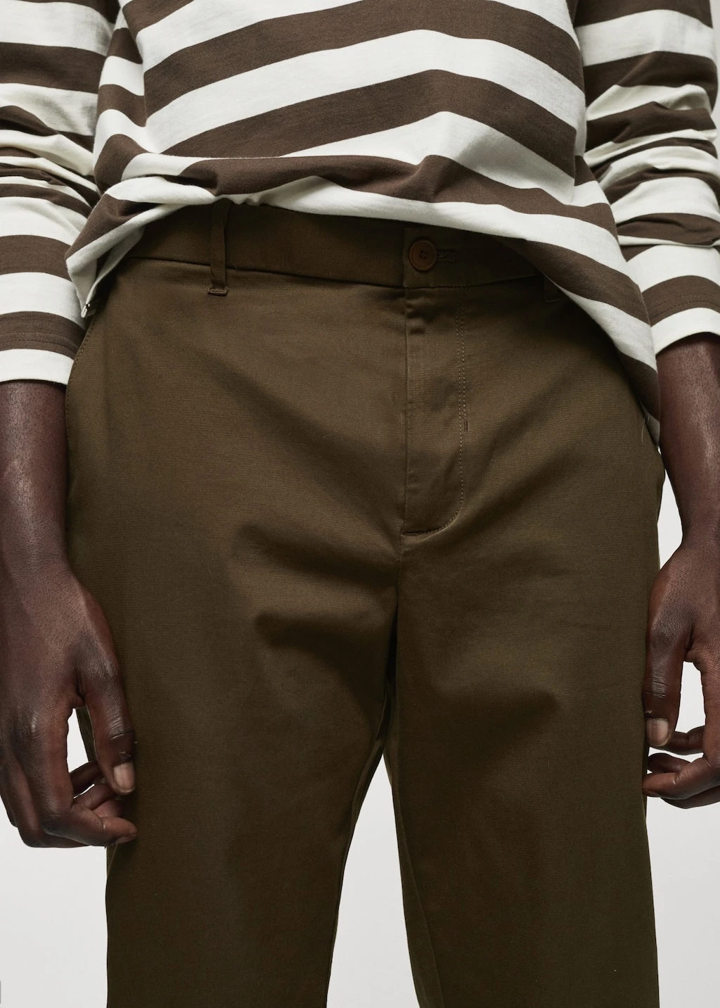 Pantalon Slim-fit Coton élastique – Image 20