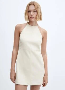 Robe Emmanchures Américaines Similicuir