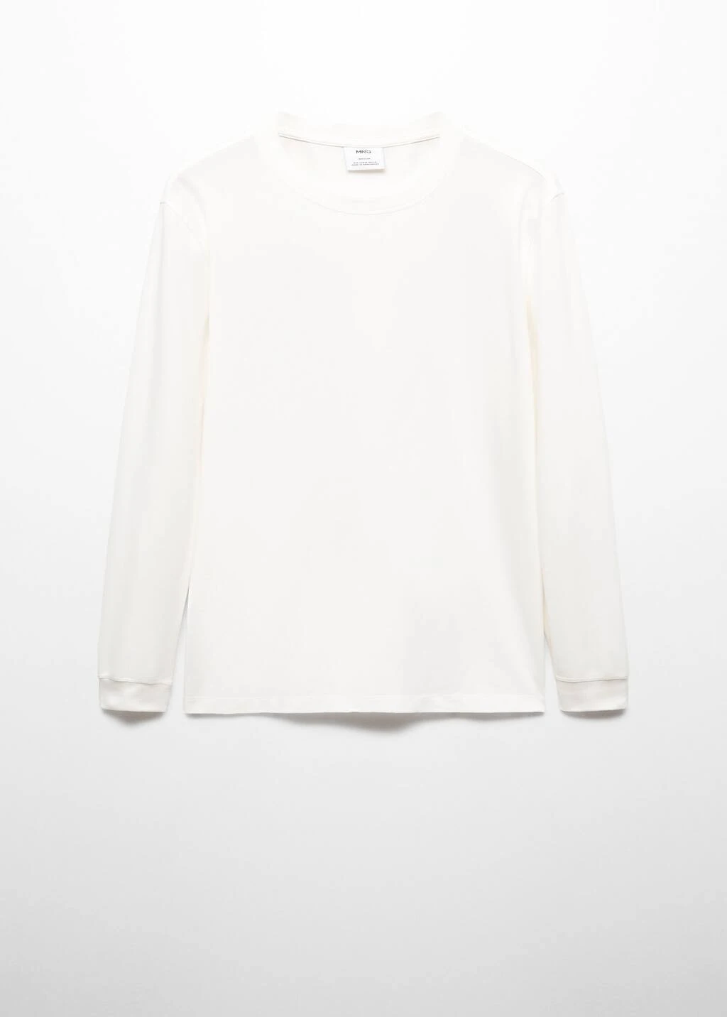 T-shirt Piqué De Coton Manches Longues – Image 8