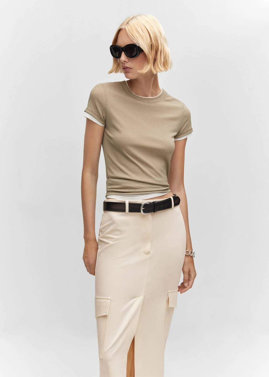 Jupe Cargo Fendue – Image 4