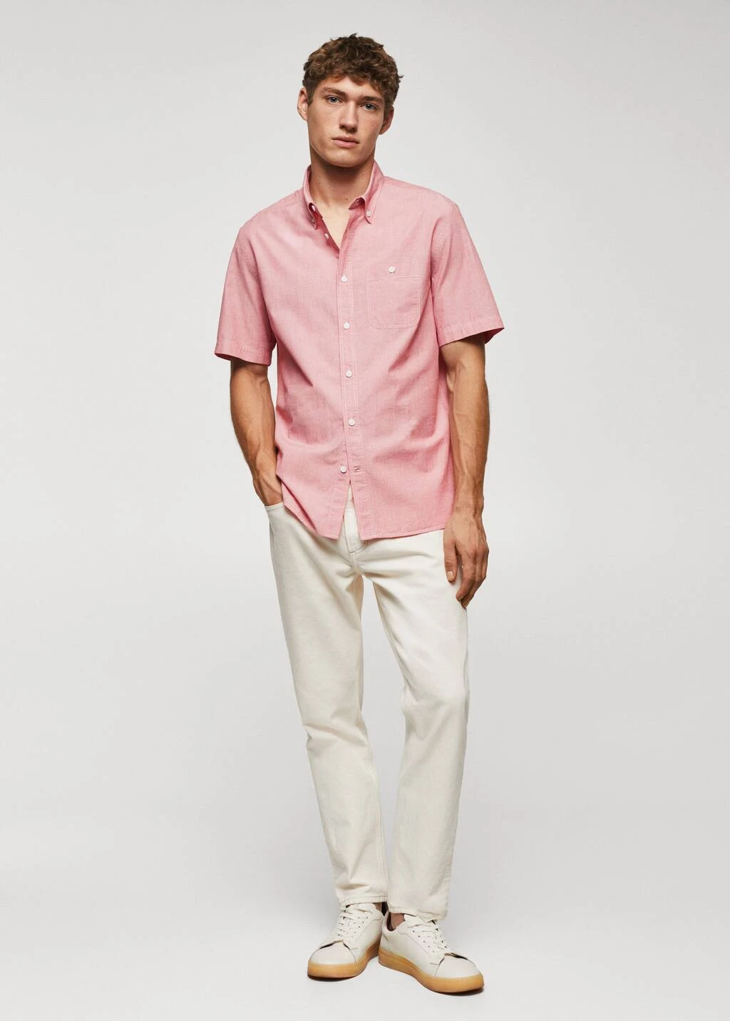 Chemise 100 % Coton Manches Courtes – Image 9