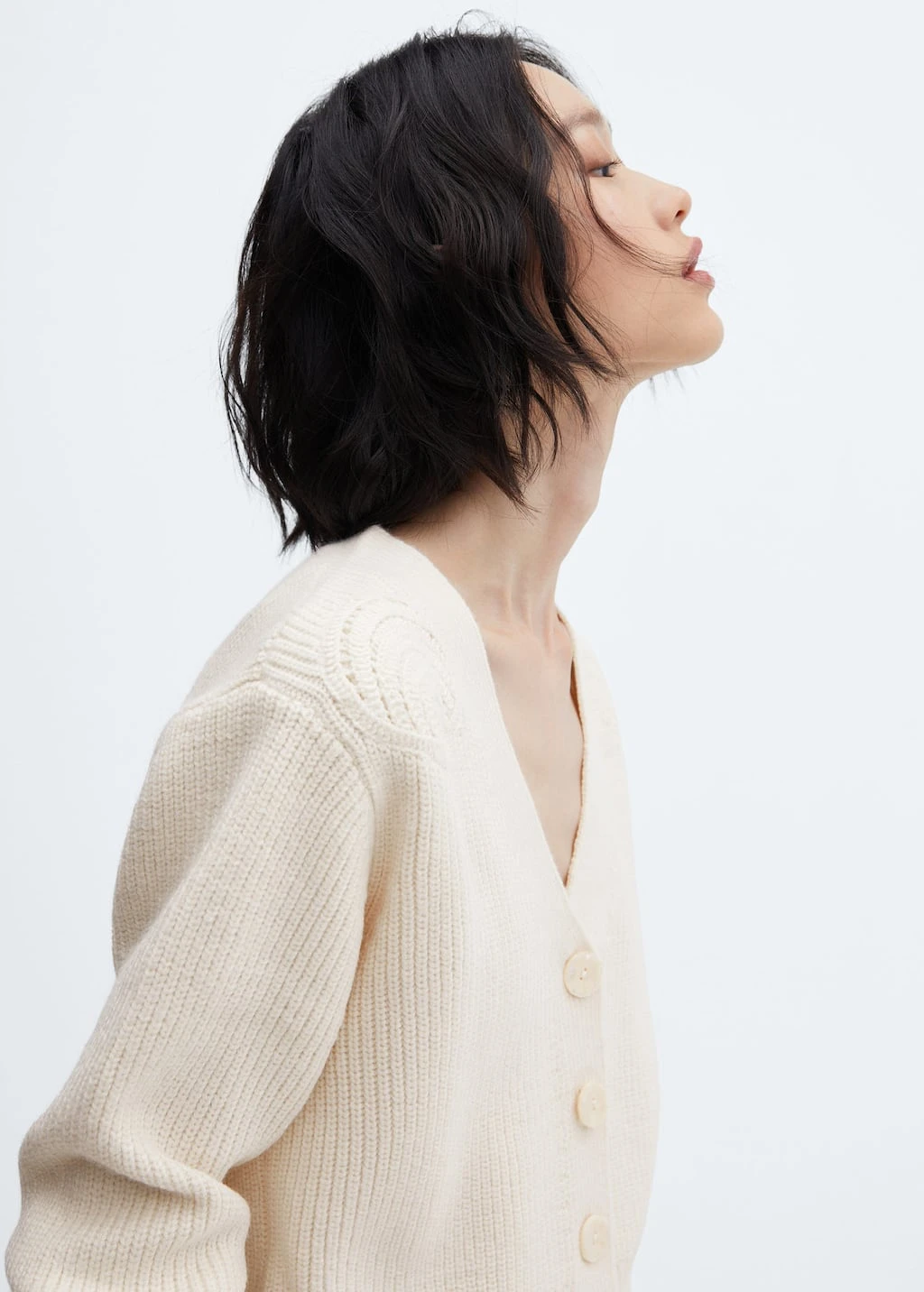 Cardigan Détail épaules – Image 4