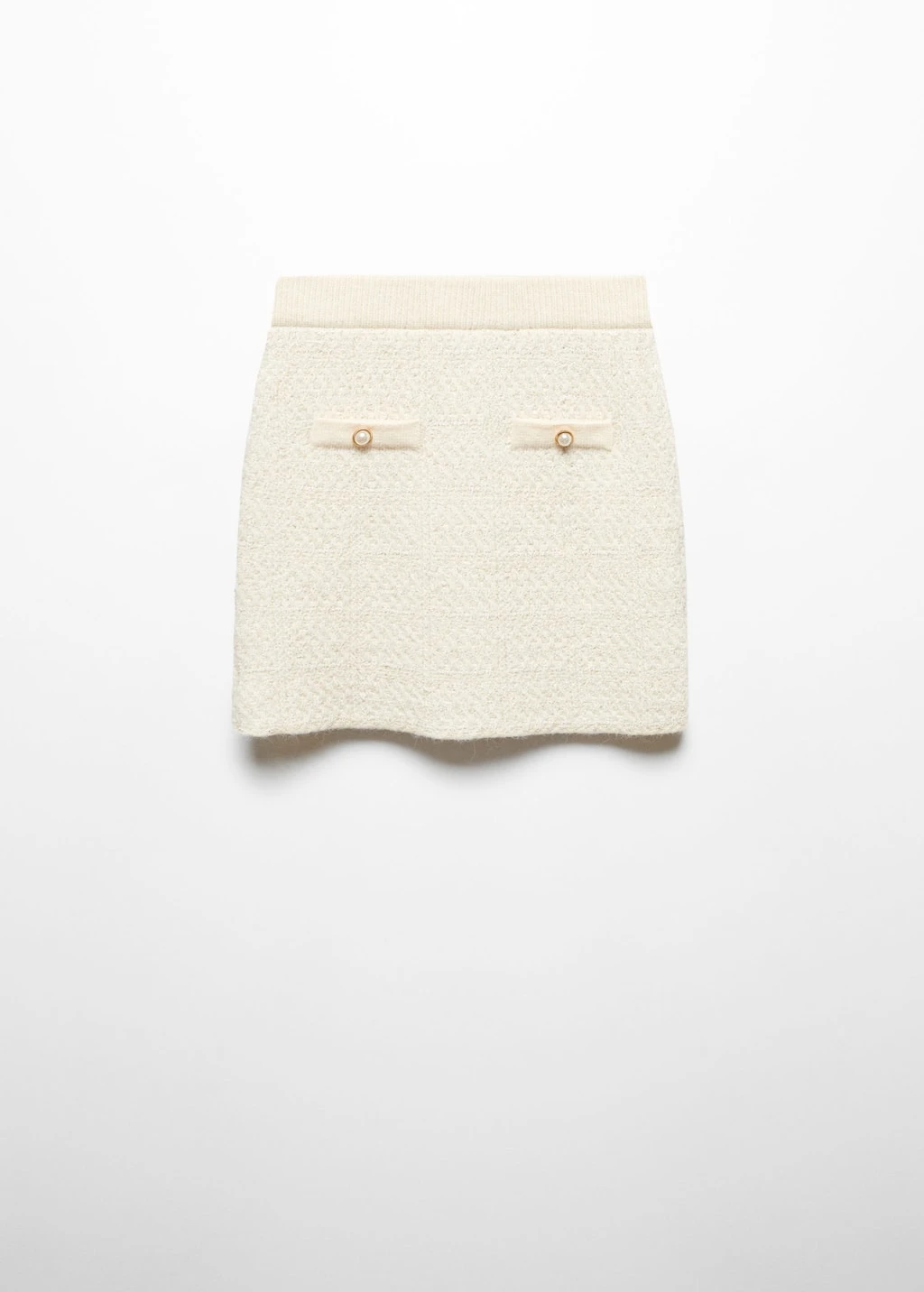 Jupe Maille Boutons Bijoux – Image 8