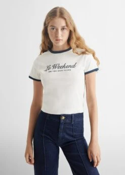 T-shirt Crop Message