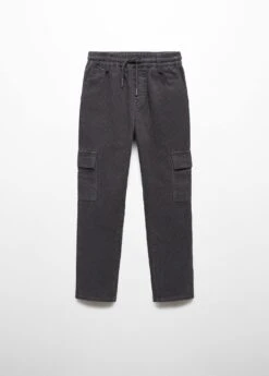 Pantalon Cargo Velours Côtelé