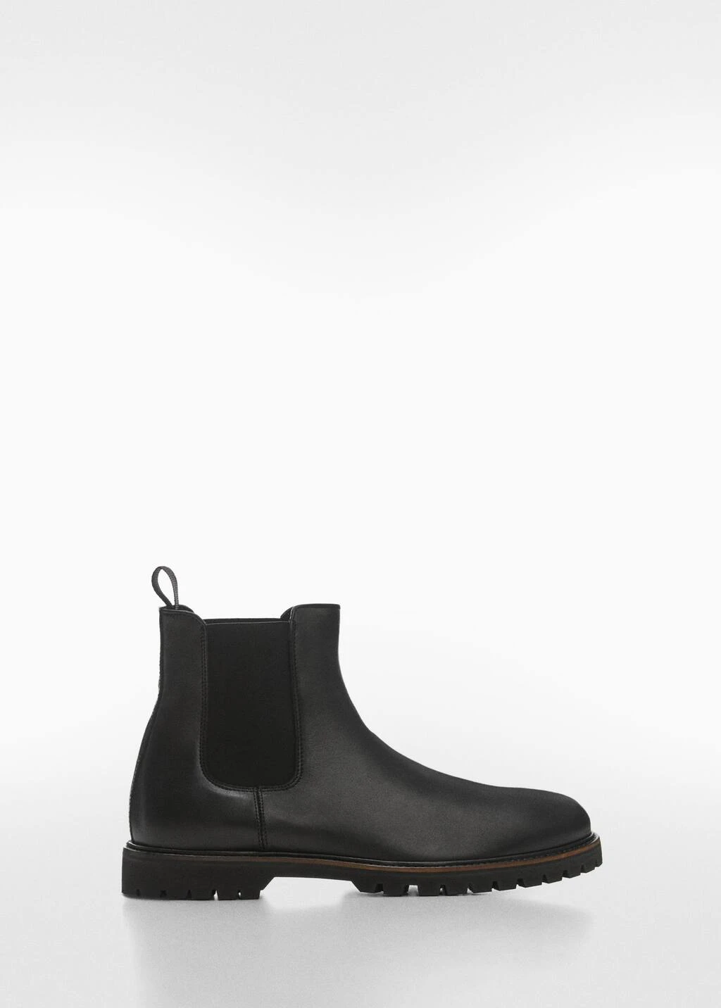 Chelsea Boots Cuir Semelle Track