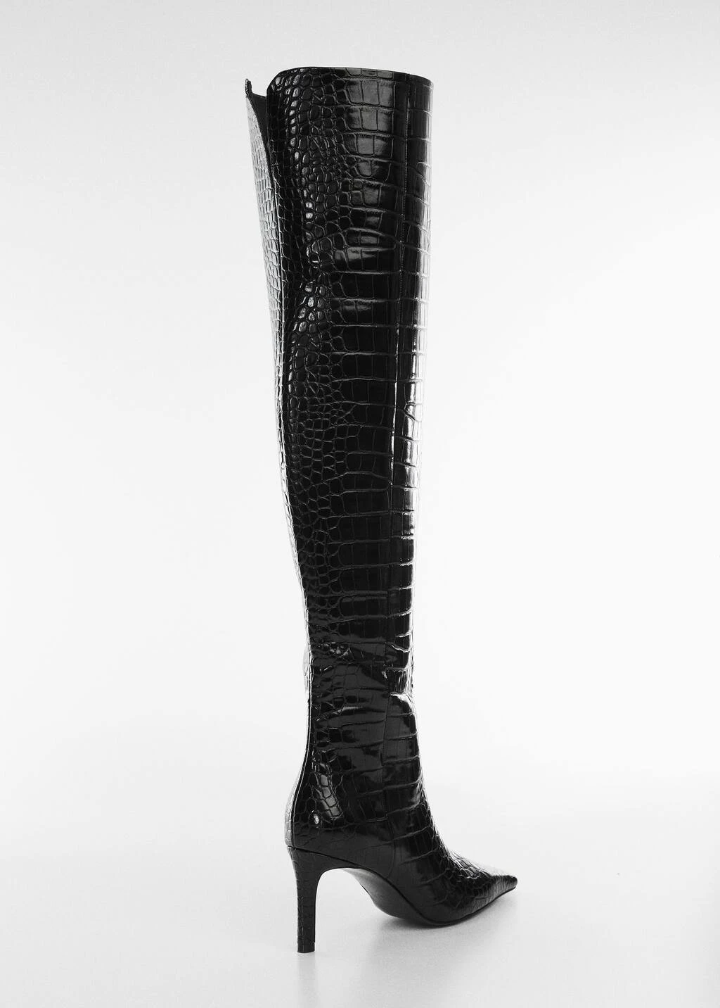 Bottes Talon Effet Croco â Image 3