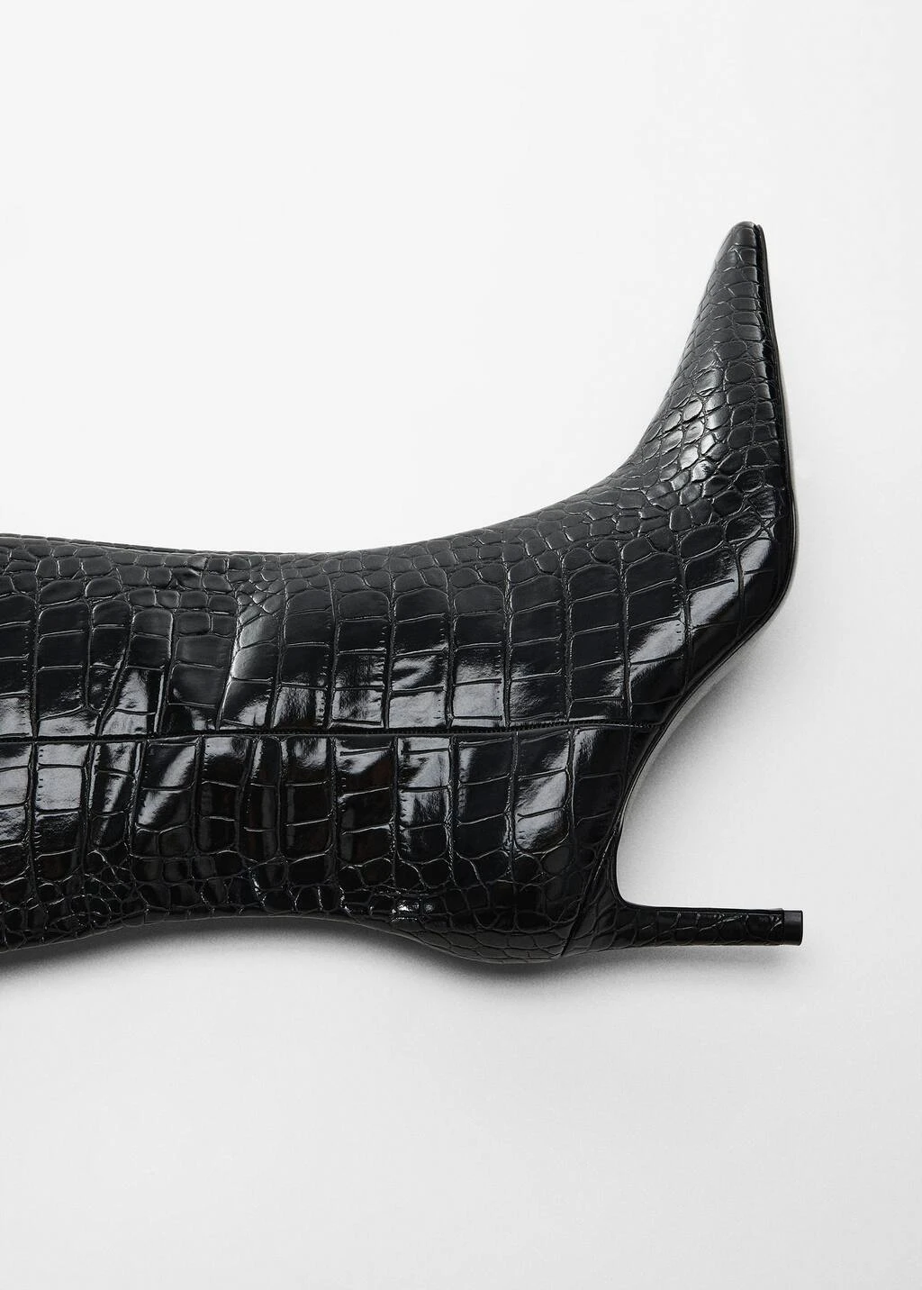 Bottes Talon Effet Croco â Image 6