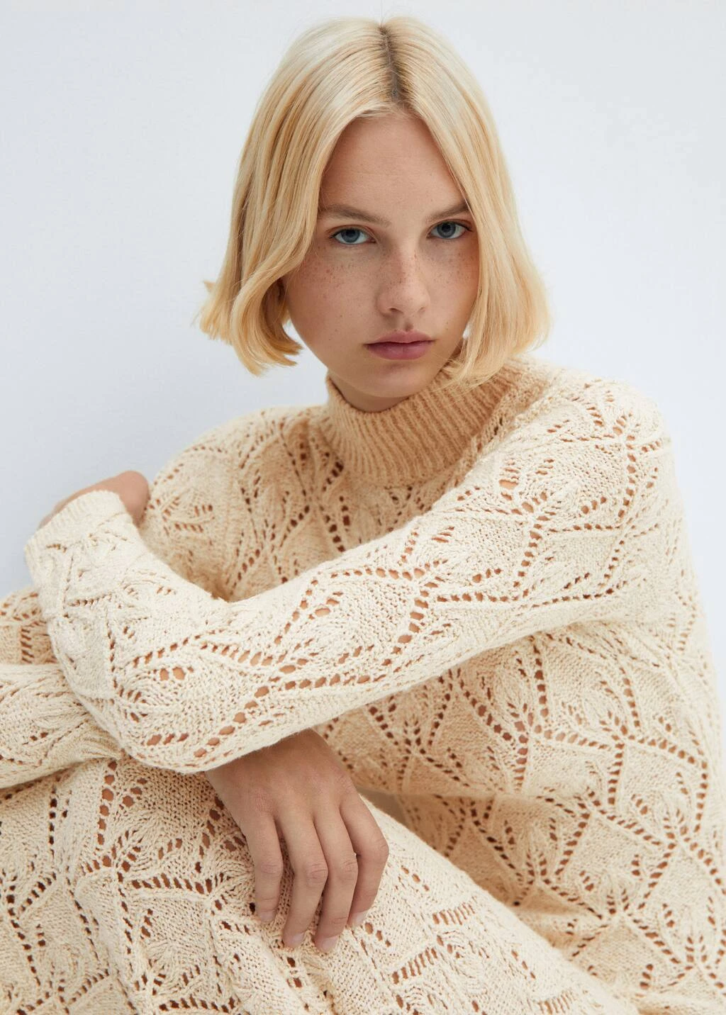 Robe Maille Détails Ajourés – Image 5