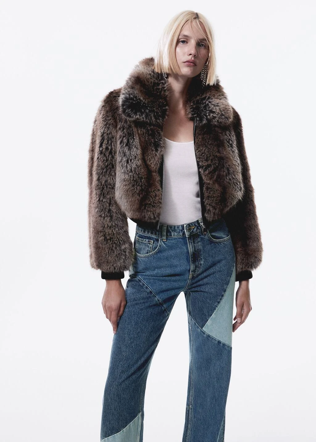 Jean Droit Patchwork â Image 4