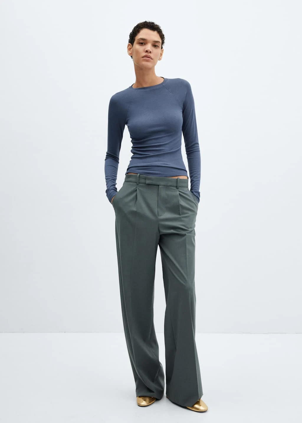 T-shirt Côtelé Manches Longues – Image 9