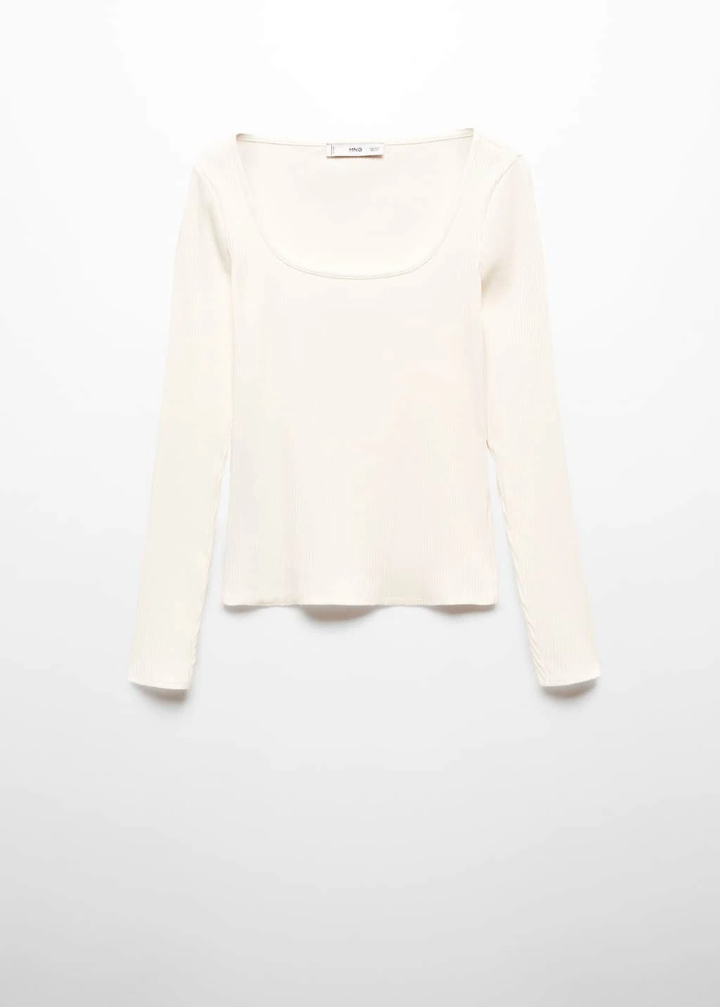 T-shirt Côtelé Col Carré – Image 6