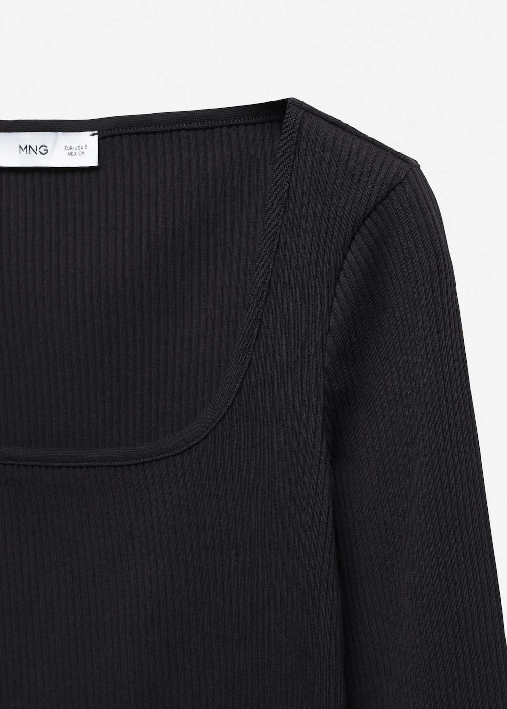 T-shirt Côtelé Col Carré – Image 12