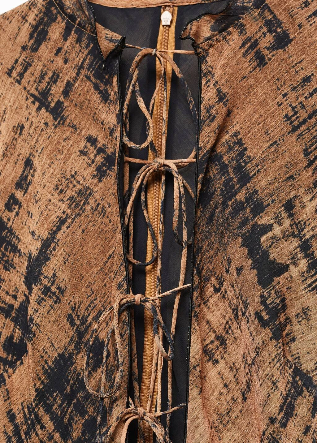 Robe Semi-transparente ImprimĂ©e â Image 6