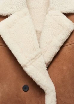 Manteau Double Face Cuir