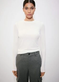 T-shirt Manches Longues Col Rond