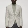 Blazer Laine Vierge Pied-de-poule
