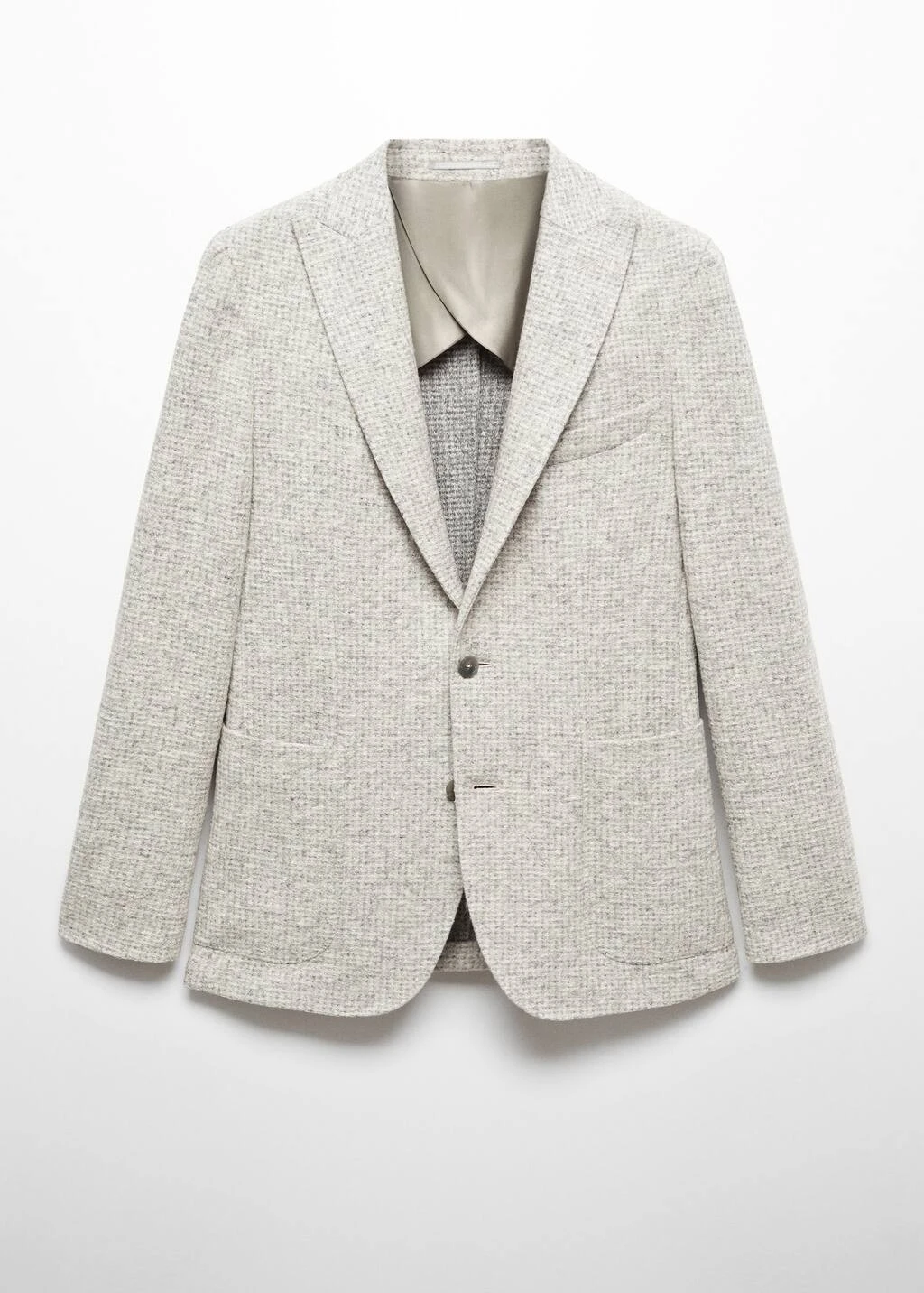 Blazer Laine Vierge Pied-de-poule â Image 7