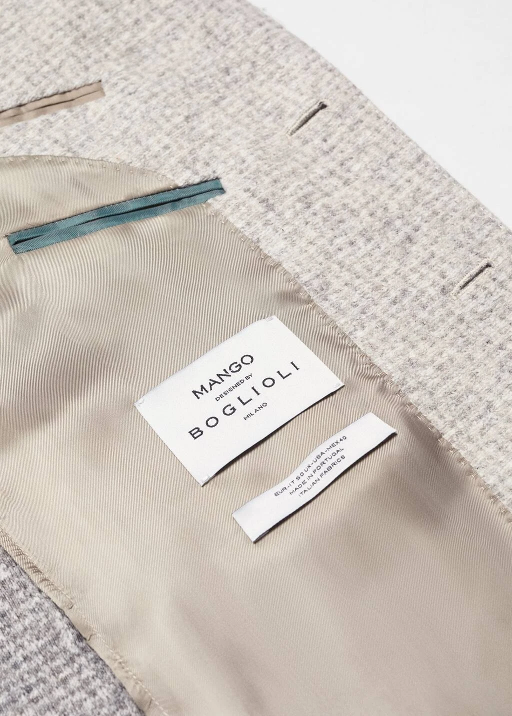 Blazer Laine Vierge Pied-de-poule â Image 8