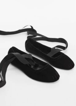 Ballerines Velours NĆud