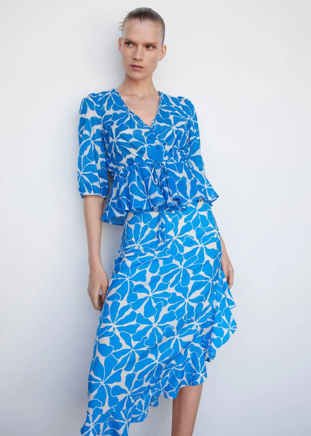 Jupe Asymétrique Imprimée – Image 4