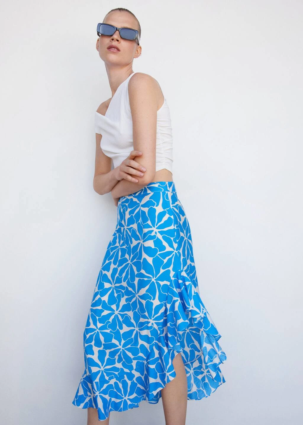 Jupe Asymétrique Imprimée – Image 5