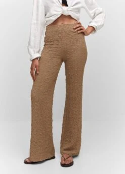 Pantalon Wideleg Texturé