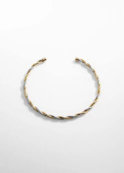 Collier Rigide Entrelacé