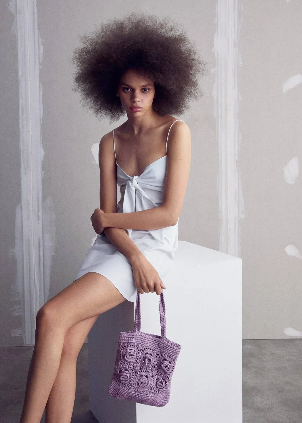 Mini Sac Crochet Fleurs