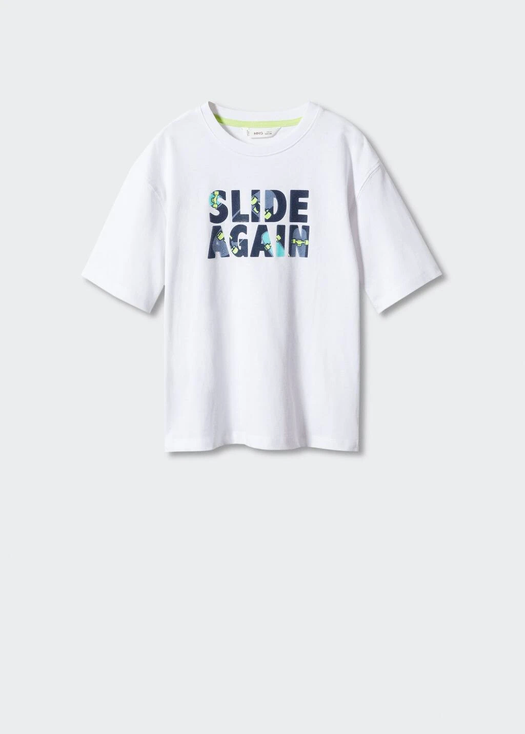 T-shirt ImprimĂ© Lettres En Relief â Image 2