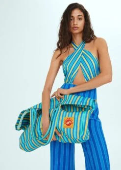 Sac Maxi Rayures Multicolores