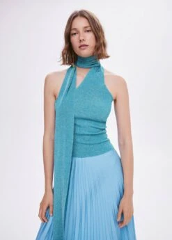 Top Asymétrique Lurex