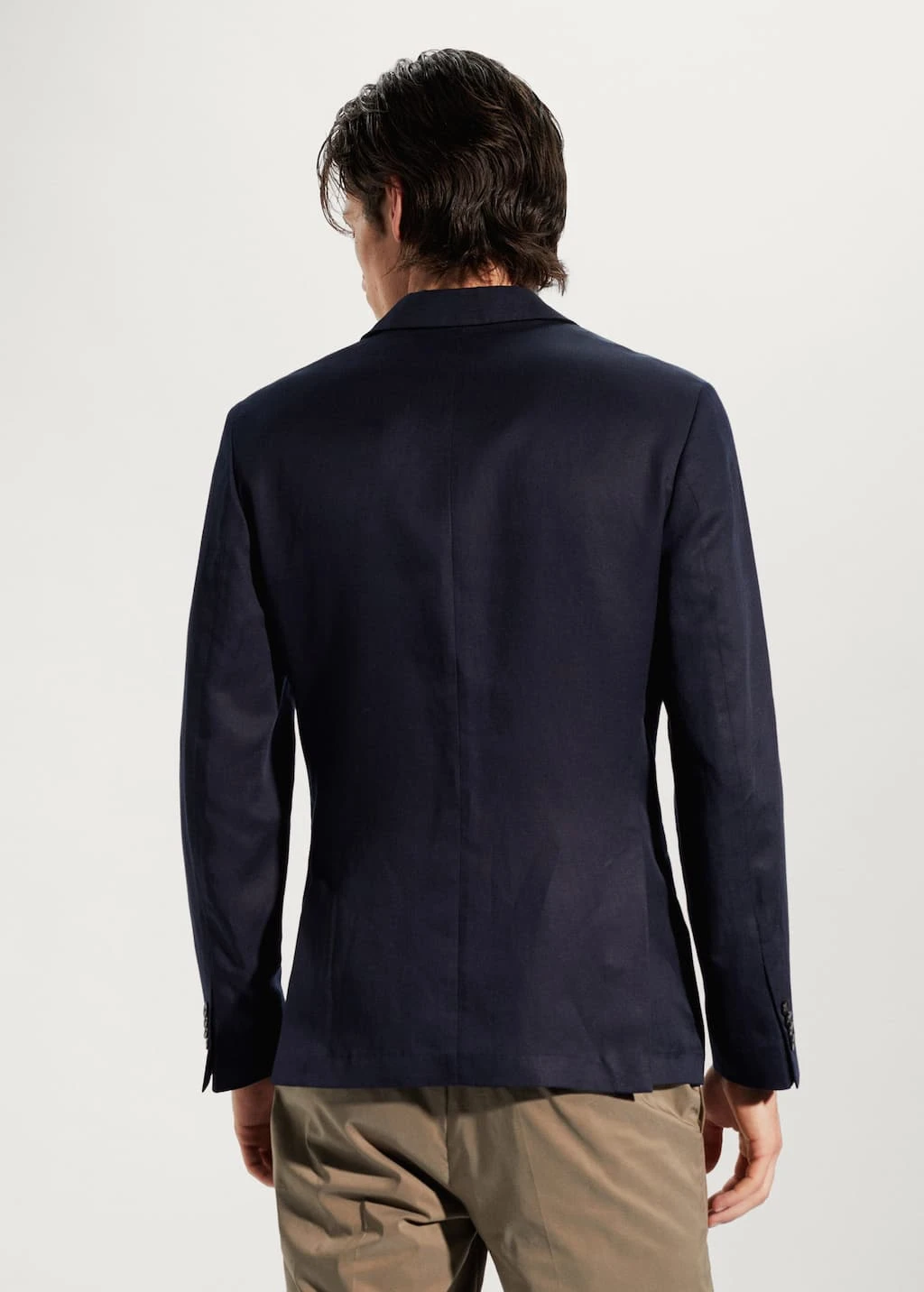 Veste De Costume Slim Fit Lin – Image 11