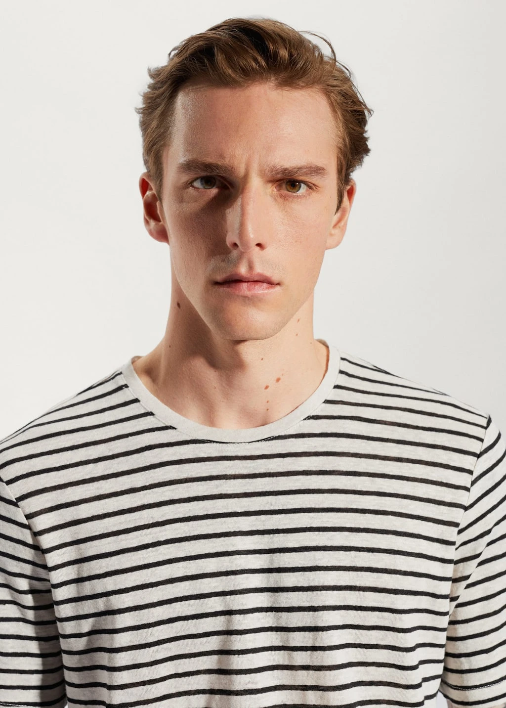 T-shirt 100 % Lin Rayures – Image 4