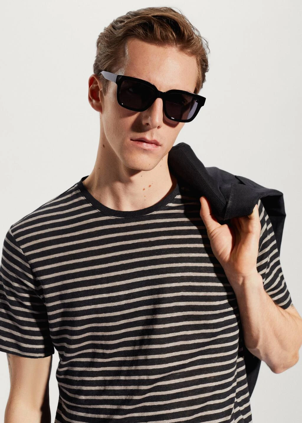 T-shirt 100 % Lin Rayures – Image 11