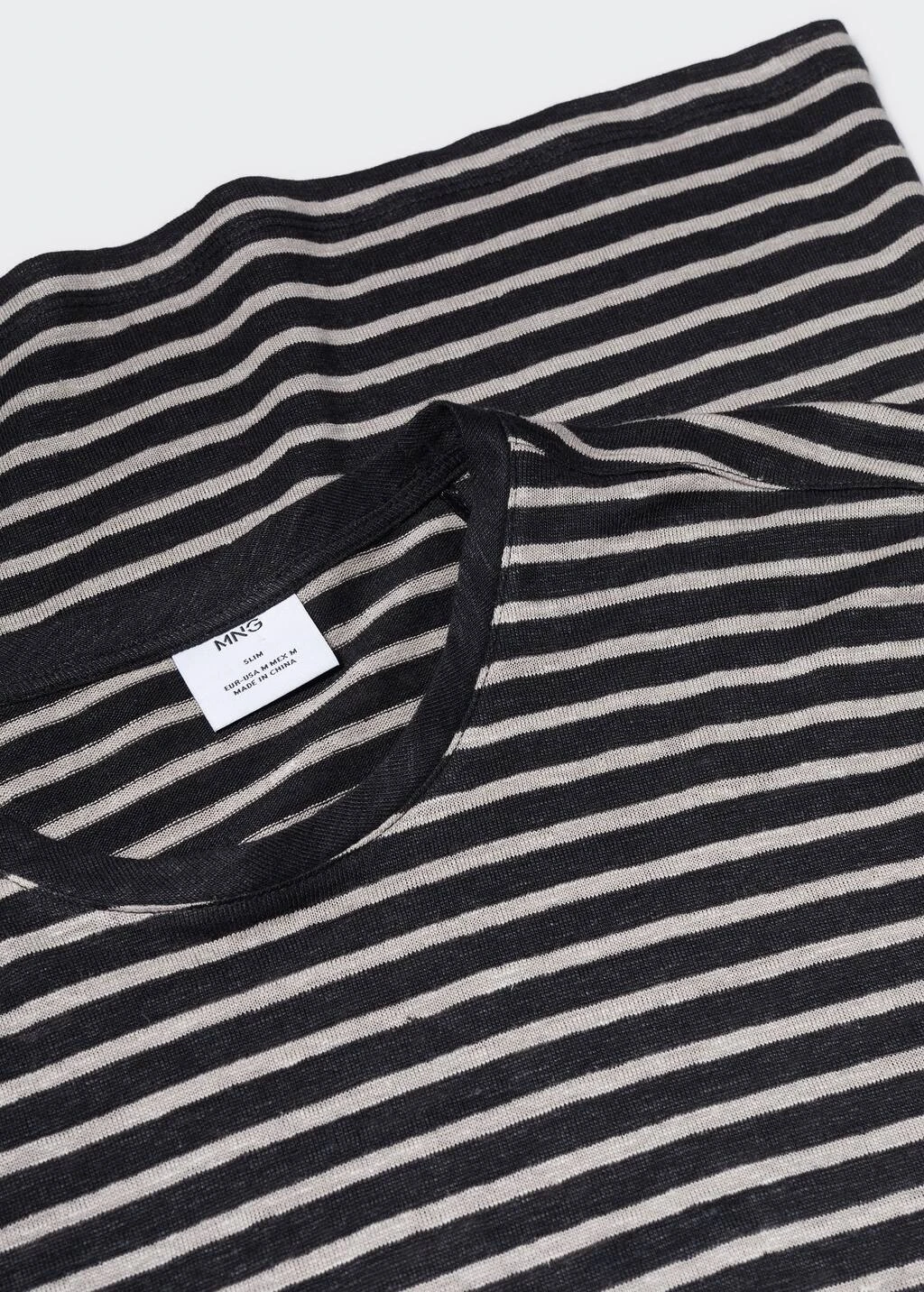 T-shirt 100 % Lin Rayures – Image 13