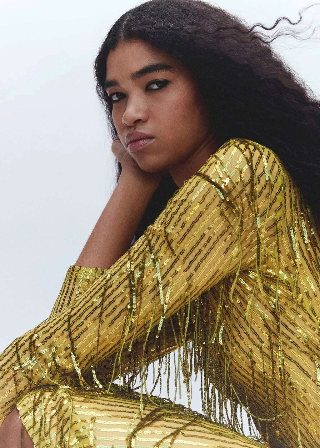 Robe Franges Métallisées – Image 6