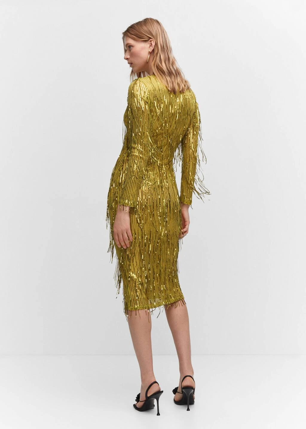 Robe Franges Métallisées – Image 3