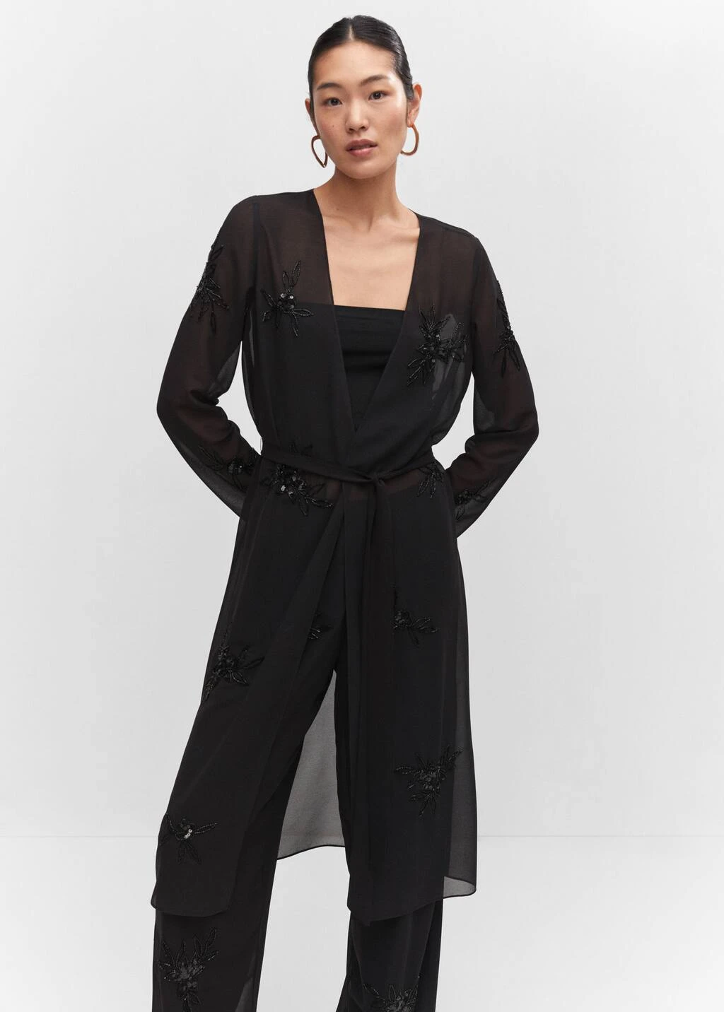 Caftan Détails Perlés