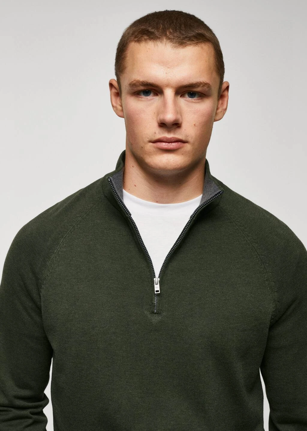 Pull-over Coton Col Zippé – Image 18